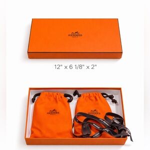 Hermes Orange Gift Box with Pouches